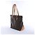 Borsa a tracolla Louis Vuitton Cabas Mezzo Monogram Canvas in marrone M51151 - vista 2