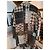 Giacca patchwork Dolce & Gabbana in tweed con paillettes e gioielli Marrone Nero Bianco Multicolore D'oro Metallico - vista 2