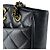 Borsa a tracolla Chanel in vitello grana Nero - vista 6