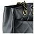 Borsa a tracolla Chanel in vitello grana Nero - vista 7