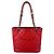 Borsa Chanel PST in pelle di vitello grana rossa Rosso - vista 3