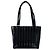 Borsa Chanel Chocolate Bar in pelle nera Nero - vista 3