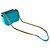 Borsa a tracolla con catena Louis Vuitton New Wave in Turquoise Turchese - vista 10