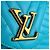 Borsa a tracolla con catena Louis Vuitton New Wave in Turquoise Turchese - vista 12