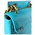Borsa a tracolla con catena Louis Vuitton New Wave in Turquoise Turchese - vista 7