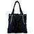 Borsa a mano Saint Laurent in tela nera Nero