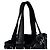 Borsa a mano Saint Laurent in tela nera Nero - vista 10