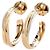 Orecchini Cartier Trinity a mezzo cerchio D'oro