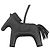 Hermès Hermes Rodeo MM Handbag Charm Nero - vista 5