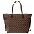 Borsa LOUIS VUITTON Neverfull in Tela Marrone - 103851 - vista 2