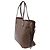 Borsa LOUIS VUITTON Neverfull in Tela Marrone - 103851 - vista 4