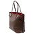 Borsa LOUIS VUITTON Neverfull in Tela Marrone - 103851 - vista 5