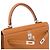 Hermès Bolsa HERMES Kelly 25 em Couro Dourado - 103843 - vista 7