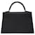 Hermès HERMES Kelly Mini Tasche aus schwarzem Leder - 103841 - Ansicht 4