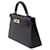 Hermès HERMES Kelly Mini Tasche aus schwarzem Leder - 103841 - Ansicht 5