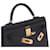 Hermès HERMES Kelly Mini Tasche aus schwarzem Leder - 103841 - Ansicht 7