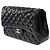 Borsa CHANEL Timeless/Classique in Pelle Nera - 103869 Nero - vista 5
