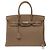 Hermès Borsa HERMES Birkin 35 in Pelle Étoupe - 103844 Taupe