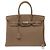 Hermès Borsa HERMES Birkin 35 in Pelle Étoupe - 103844 Taupe - vista 3