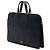 Borsa business Prada Saffiano Cuir nera con tasca frontale con zip per viaggio Nero - vista 2