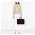 Borsa business Prada Saffiano Cuir nera con tasca frontale con zip per viaggio Nero - vista 6