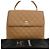 Borsa Chanel CC Quilted Caviar Kelly Top Handle Bag Beige - vista 15