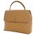 Borsa Chanel CC Quilted Caviar Kelly Top Handle Bag Beige - vista 3