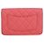 Borsa a tracolla Chanel CC Quilted Lambskin Pearl Crush Wallet On Chain Rosa - vista 2