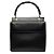 Bamboo Borsa Satchel Gucci in vitello nero con bambù