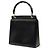 Bamboo Borsa Satchel Gucci in vitello nero con bambù - vista 2