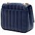 Borsa a tracolla Vicky Small in pelle di agnello blu Saint Laurent - vista 2