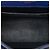 Borsa a tracolla Vicky Small in pelle di agnello blu Saint Laurent - vista 4