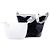 Bolso de cubo Chanel Coco Camellia Small en PVC negro y piel de becerro arrugada - vista 7