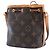 Borsa a secchiello Louis Vuitton Monogram Nano Noe Marrone - vista 2
