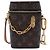 Borsa a tracolla Phone Box Monogram Louis Vuitton marrone