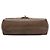 Borsa a tracolla Chanel Jumbo Chevron in vitello iridescente surpiqué marrone - vista 3