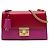 Padlock Borsa a tracolla Gucci Medium Bicolor in pelle rosa con lucchetto