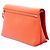 Borsa a tracolla Orange LOEWE in lino e vitello goffrato Anagram Vega Arancione - vista 2