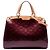 Borsa Satchel Brea GM Louis Vuitton Monogram Vernis Rossa Rosso