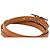 Bracciale Triple Tour Hapi 3 MM in pelle Swift marrone Hermès - vista 5