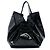 Borsa Tote Chanel Large Patent Stretch Spirit Cabas Nera Nero