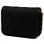 Sac bandoulière Chanel Mini CC Quilted Jersey VIP Flap Noir - vue 2