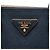 Borsa Satchel Prada City Calf Trimmed Saffiano Greche Paradigme Blu - vista 5