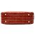 Borsa Tote Chanel CC Chocolate Bar in vernice Orange Arancione - vista 3