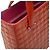 Borsa Tote Chanel CC Chocolate Bar in vernice Orange Arancione - vista 7