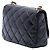 Borsa a tracolla Chanel Small Quilted in pelle d'agnello nera con catena laccata Nero - vista 2