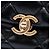 Borsa a tracolla Chanel Small Quilted in pelle d'agnello nera con catena laccata Nero - vista 5