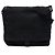 Bolsa Messenger Prada em Tessuto com acabamento em Saffiano e fivela, Preta Preto
