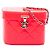 Mini borsa vanity Chanel CC matelassé in vernice rosa
