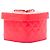 Mini borsa vanity Chanel CC matelassé in vernice rosa - vista 2
